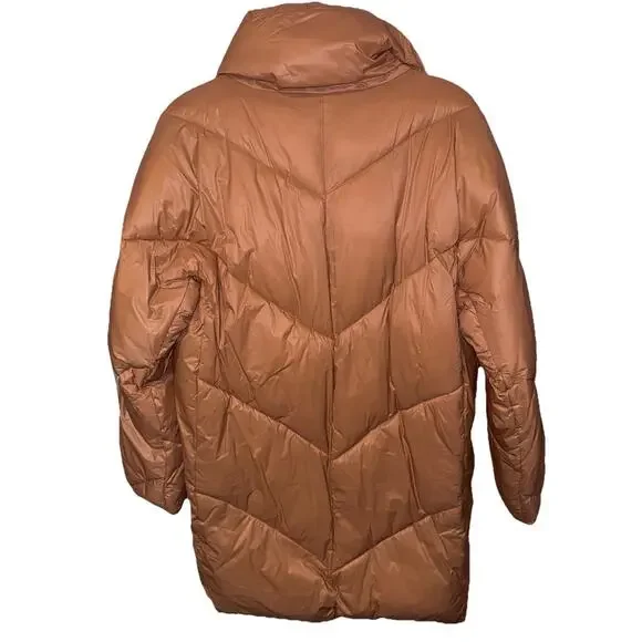 J.Crew Womens Villa Puffer Coat W/ Primaloft In Sand Castle Size XS BV700 - Picture 8 of 13